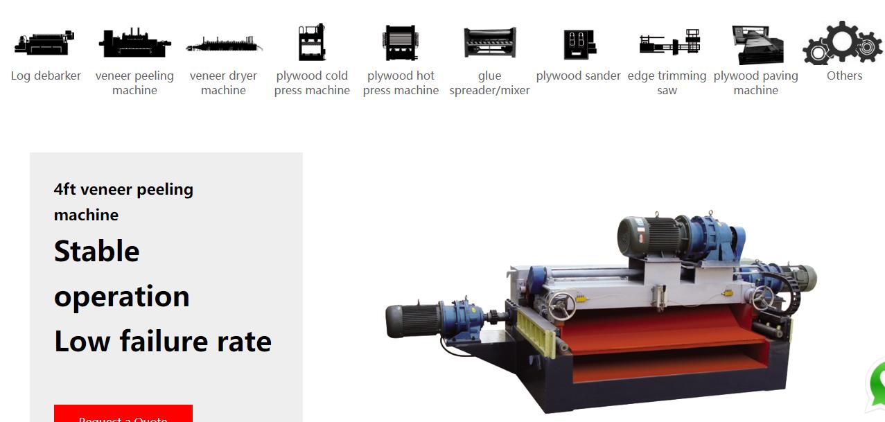 Machines required for plywood production