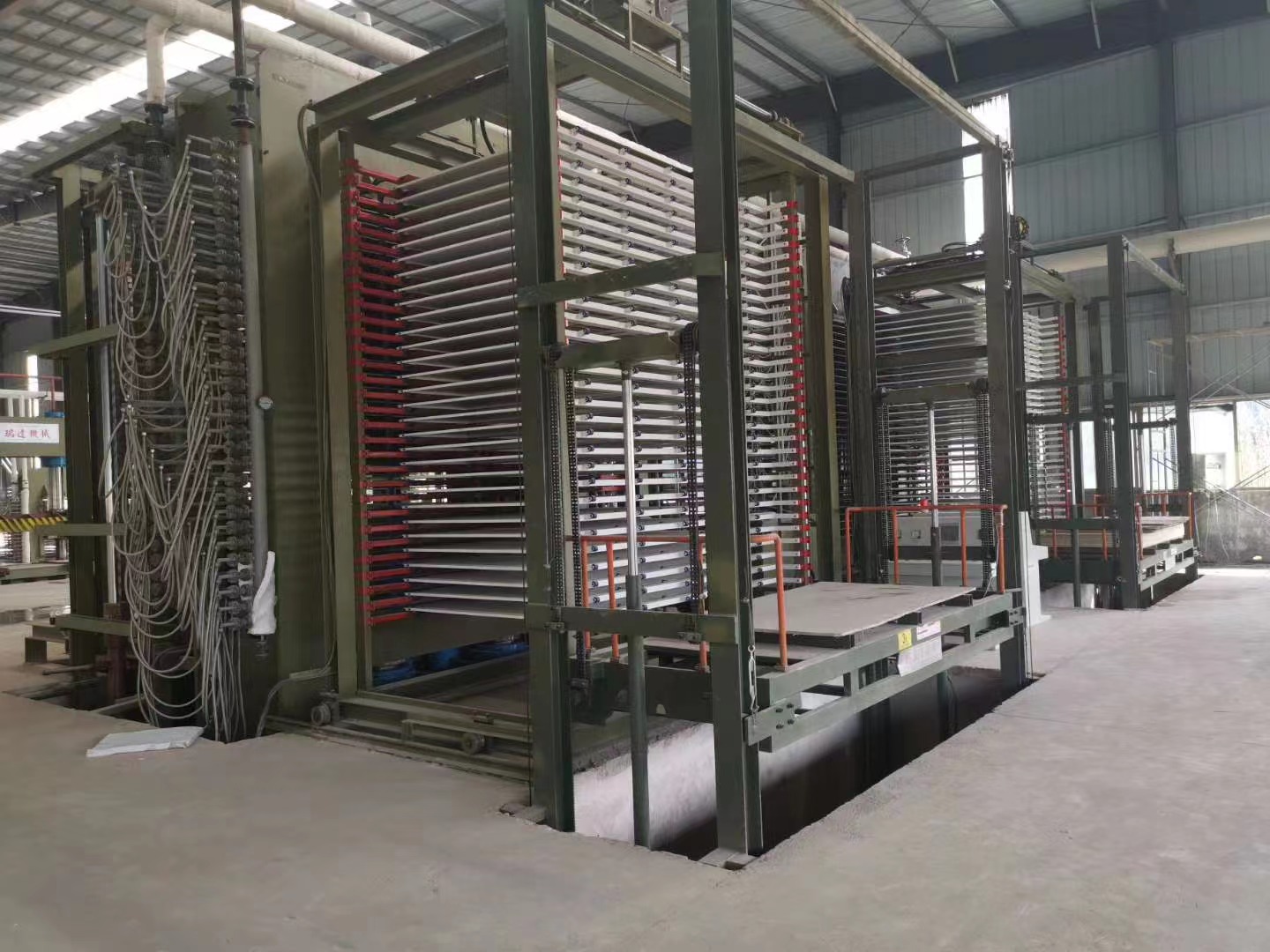 What mechanical equipment is needed for a factory producing plywood