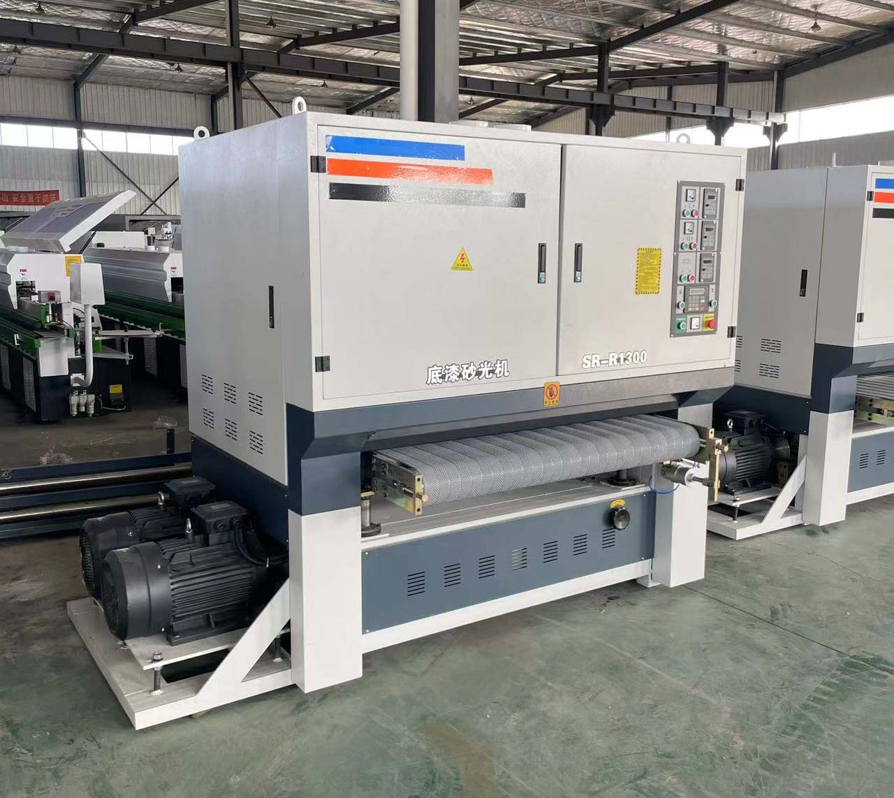Structure composition of plywood sanding machine