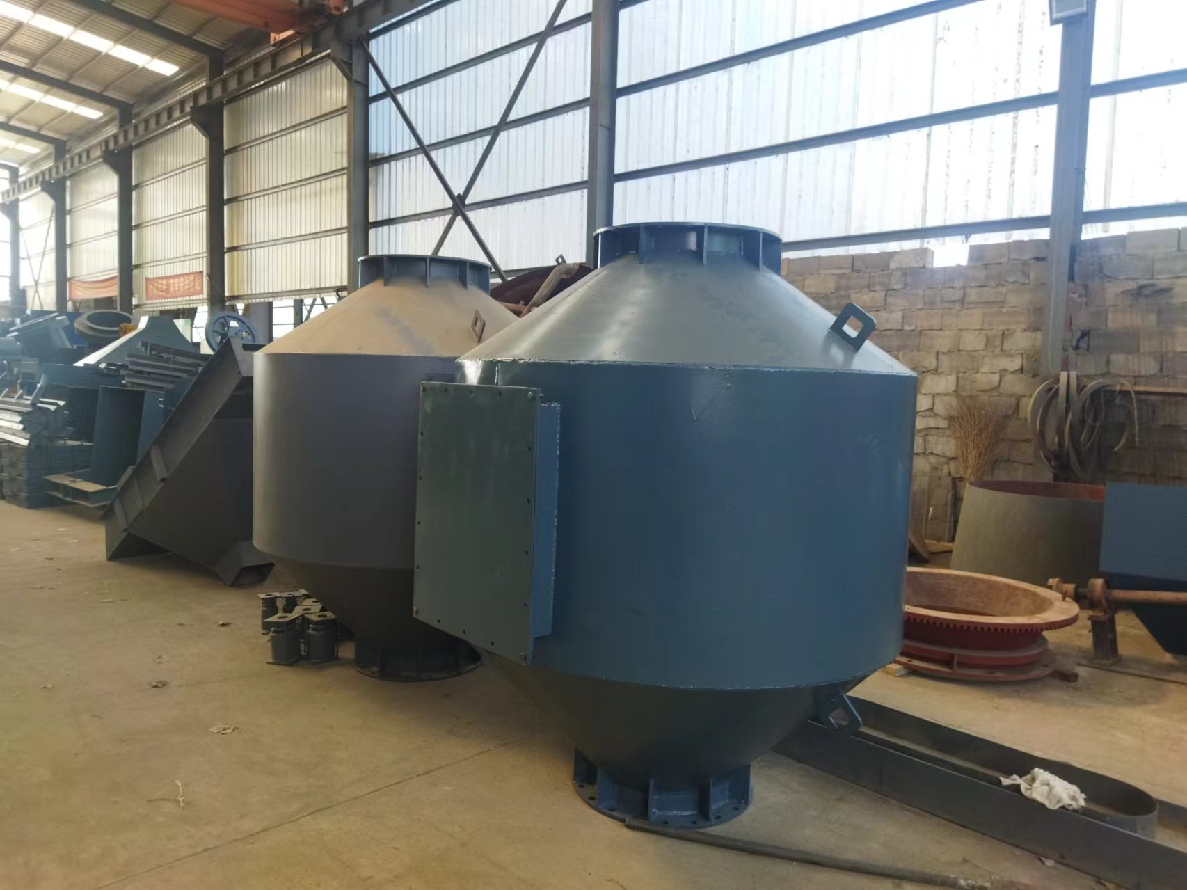Lime kiln vertical kiln two-stage valve lime unloader